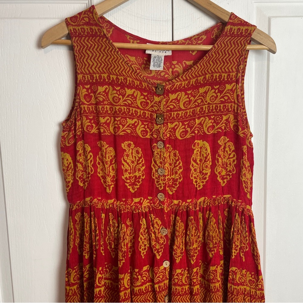 Festival 90s BOHO Chic Crinkle Maxi Dress